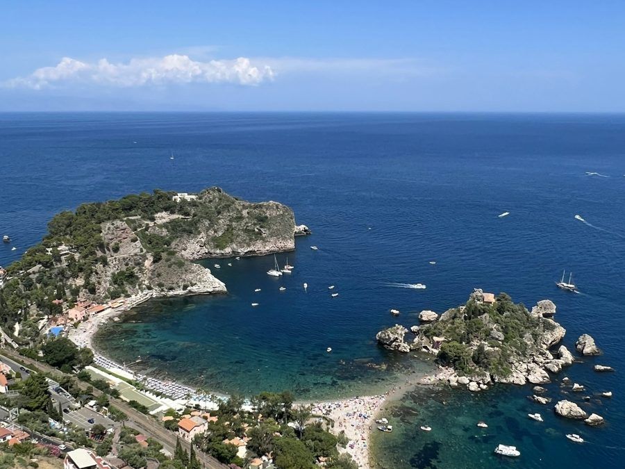 Isola Bella in the bay below Taormina