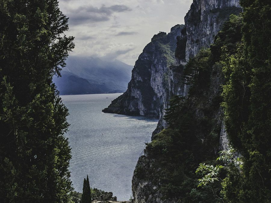 Mountains above the north shore of Lake Garda